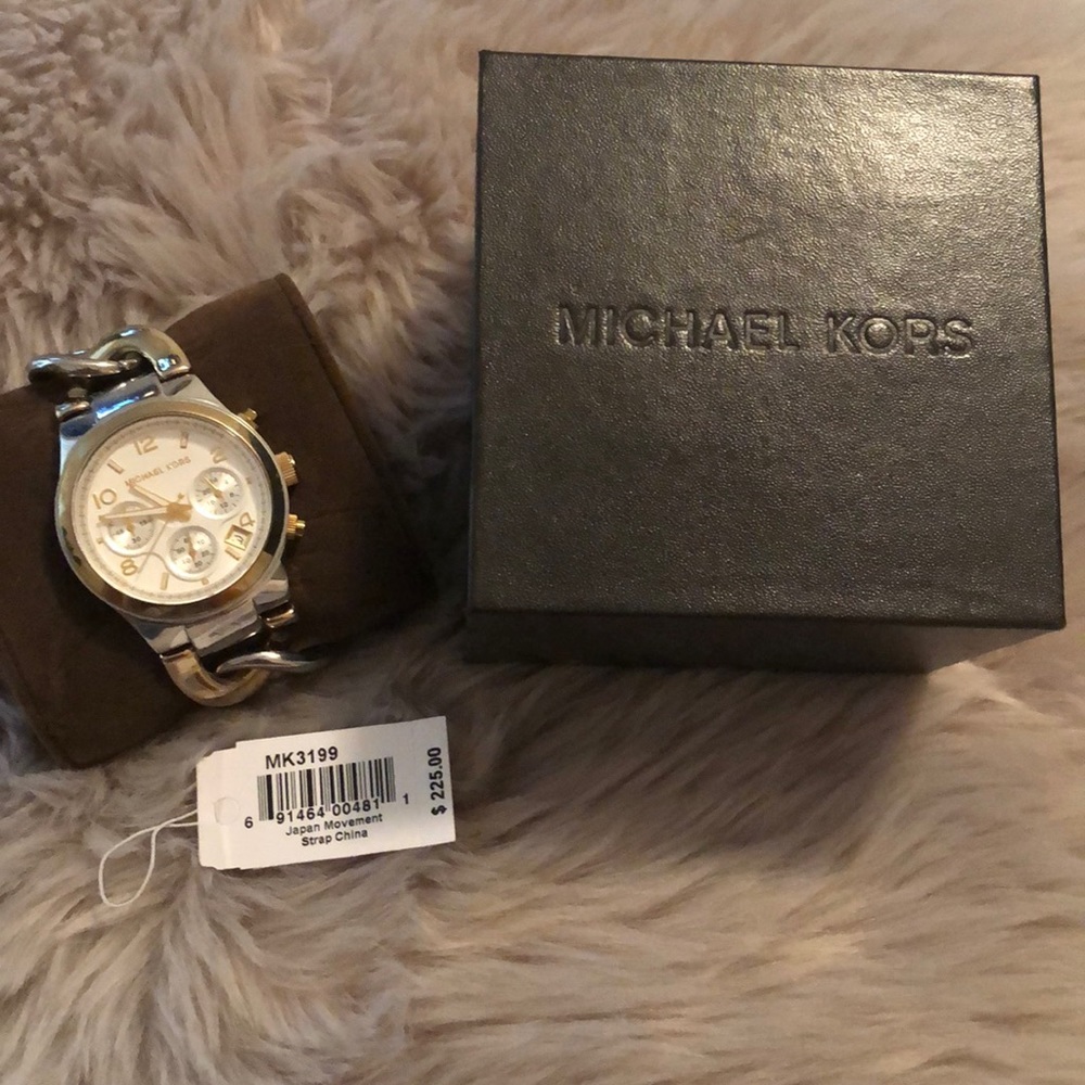 Gold and Silver Michael Kors watch 💕💘